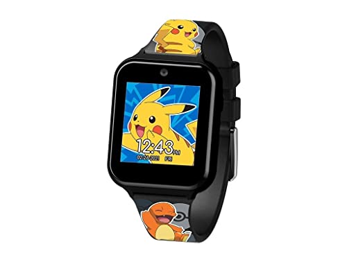 Euroswan-Pokemon Smartwatch für Kinder. (Kalender, Alarm, Stoppuhr, Fotos, Videos), Mehrfarbig (POK4231)