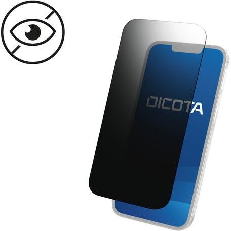 Dicota Privacy Filter 4-way adhesive für Apple iPhone 11, Displayschutzfolie mit Kratzschutz, Schwarz