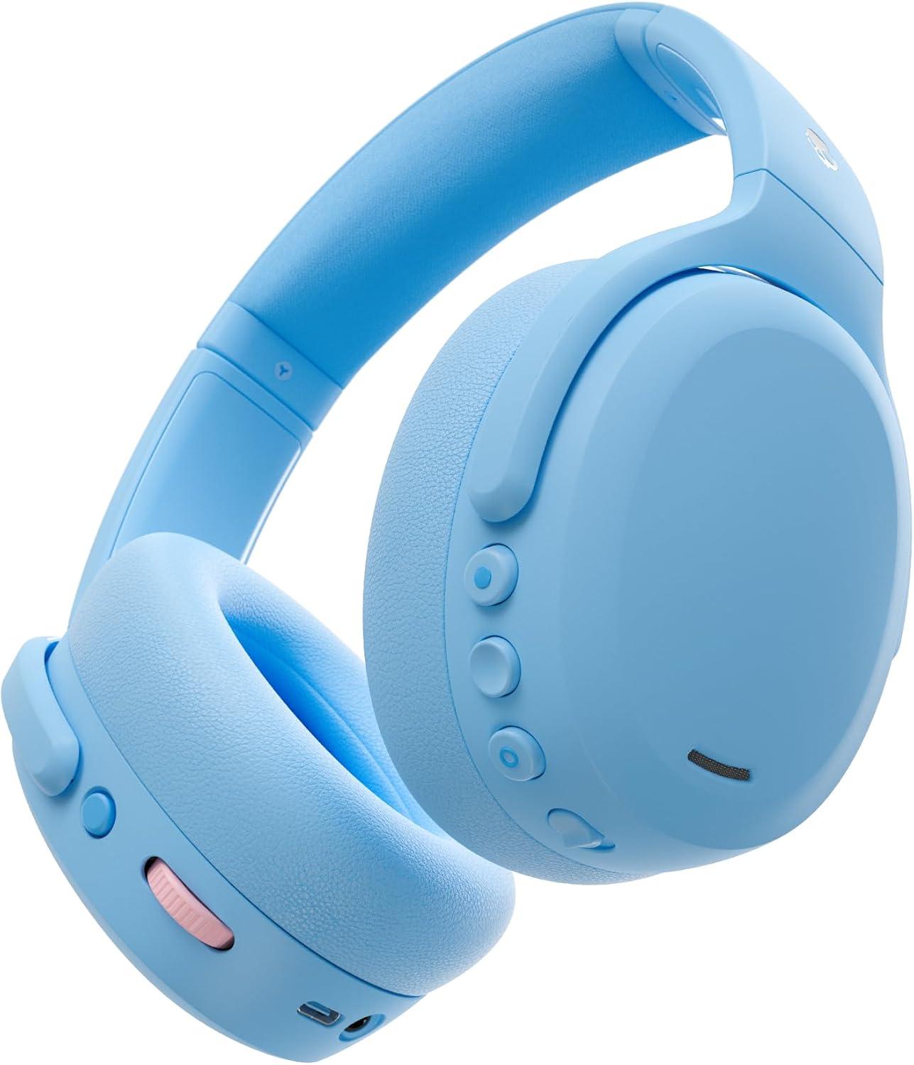 Skullcandy Hesh ANC, Over-Ear Kopfhörer mit intensivem Bass, langer Akkulaufzeit, App-Steuerung und klarem Mikrofon, schwarz