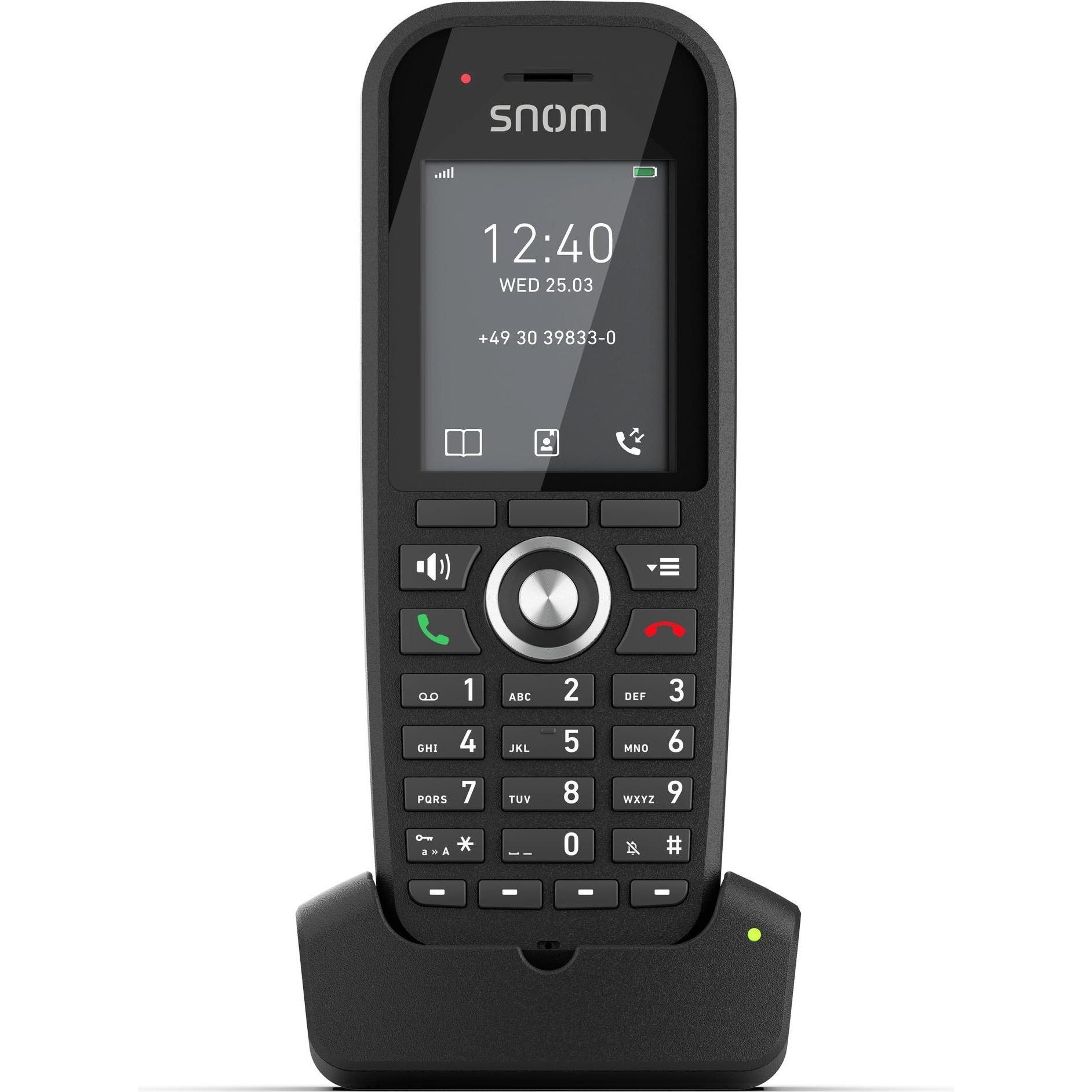 Snom DECT Measuring Kit, Telefon Zubehör mit Snom M900 Messbasisstation, zwei Snom M30 Handsets und Stativ im Transportkoffer