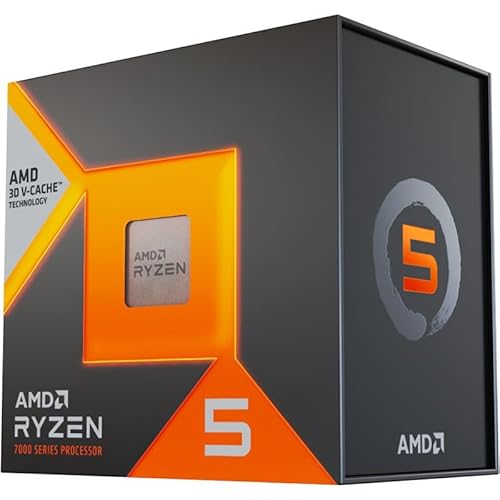 AMD Ryzen 5 7500X3D Box, 6 Kerne und 12 Threads, leistungsstarker Prozessor für Gaming, AM5-Sockel