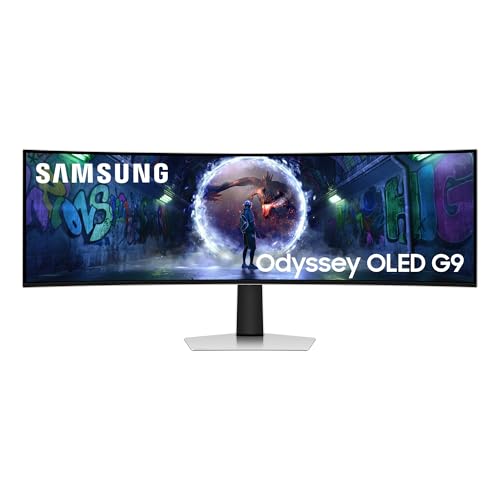 Samsung Gaming Odyssey G93SD, 49" OLED Monitor mit 5120 x 1440 Auflösung, 240Hz, 0,03ms Reaktionszeit