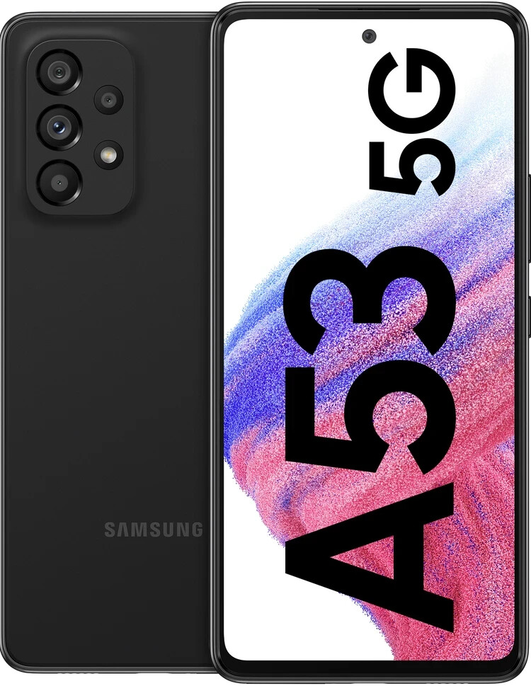 Zoll) Samsung 6GB 5G Infos Black: interner & 16,51cm Smartphone Speicher, Dual-SIM, 128GB Galaxy Tests, Awesome Android 12, Preisvergleich A53 RAM, (6,5 AMOLED-Display,