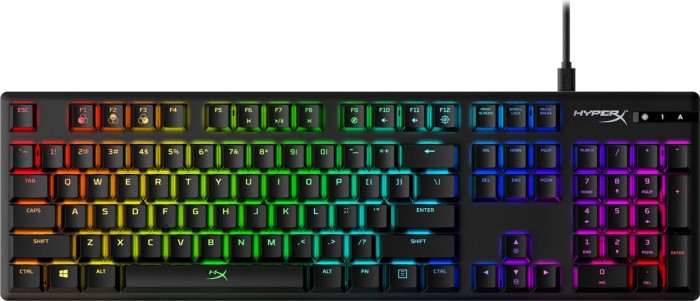HyperX Alloy Origins, LEDs RGB, HyperX AQUA, USB, US QWERTY (HX-KB6AQX-US)