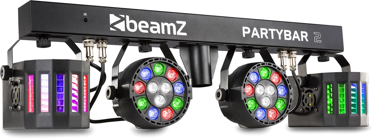 beamZ PartyBar2 mit 2x PAR + 2x Derby