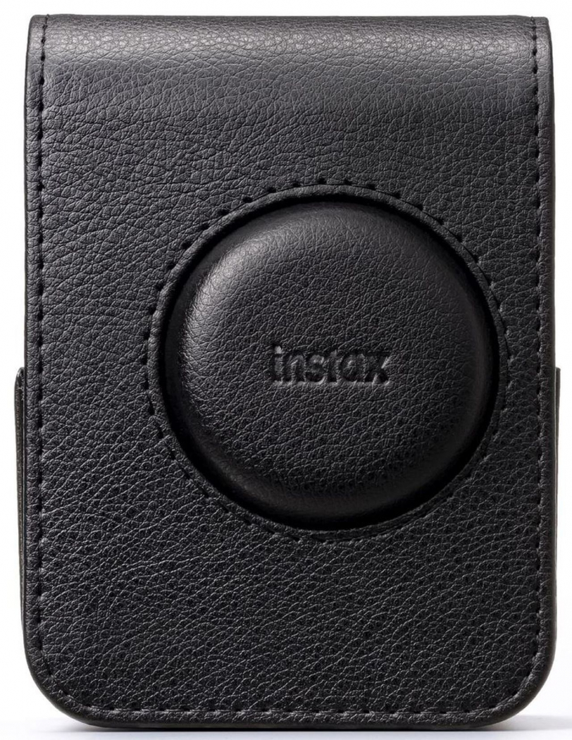 Instax Mini EVO Tasche schwarz aus strapazierfähigem Kunstleder