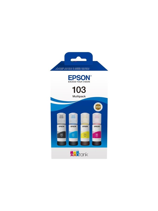 Epson 103 Multipack - 4-pack - black yellow cyan magenta - original - ink refill - Nachfülltinte Schwarz
