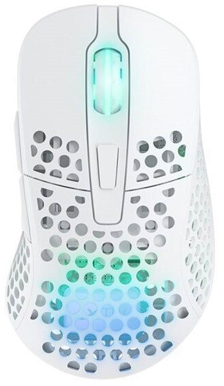 Xtrfy M4 Wireless RGB Gaming Mouse - White - Gaming Maus (Weiß mit RGB Licht) (M4W-RGB-WHITE)