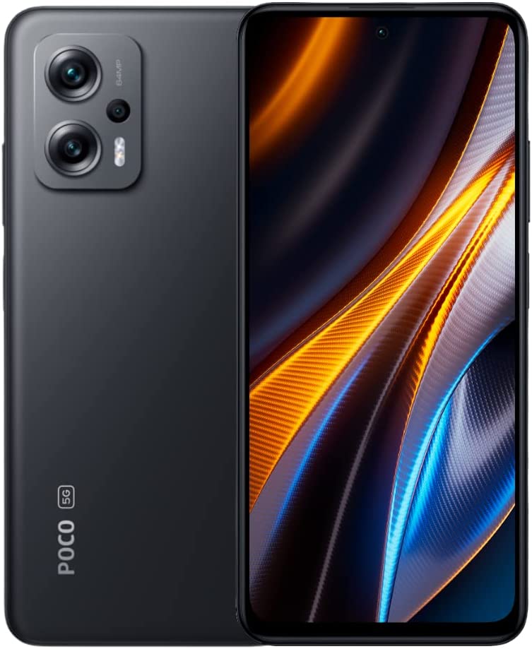Xiaomi Poco X4 GT 5G Smartphone 16,76cm (6,6 Zoll) IPS-Display, 256GB interner Speicher, 8GB RAM, Dual-SIM, Android 12, Schwarz