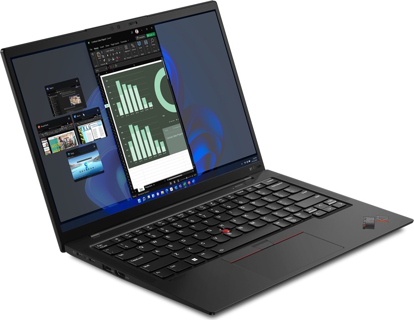 Lenovo X1 ThinkPad Carbon G10 Business-Laptop - 14 Zoll (35,6 cm) Full HD+, Intel Core i7-1255U, 16GB RAM, 512GB SSD, Windows 10 Pro