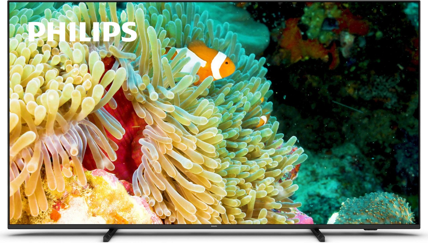 Philips 43PUS7607 108 cm (43 Zoll) LED Smart TV (Ultra HD, HDR, HDR10, HDR10+, HLG, Dolby Vision, Edge LED) HD-Triple-Tuner (Sat, Antenne, Kabel) Modelljahr 2022 Energieklasse F (DE-Modell)