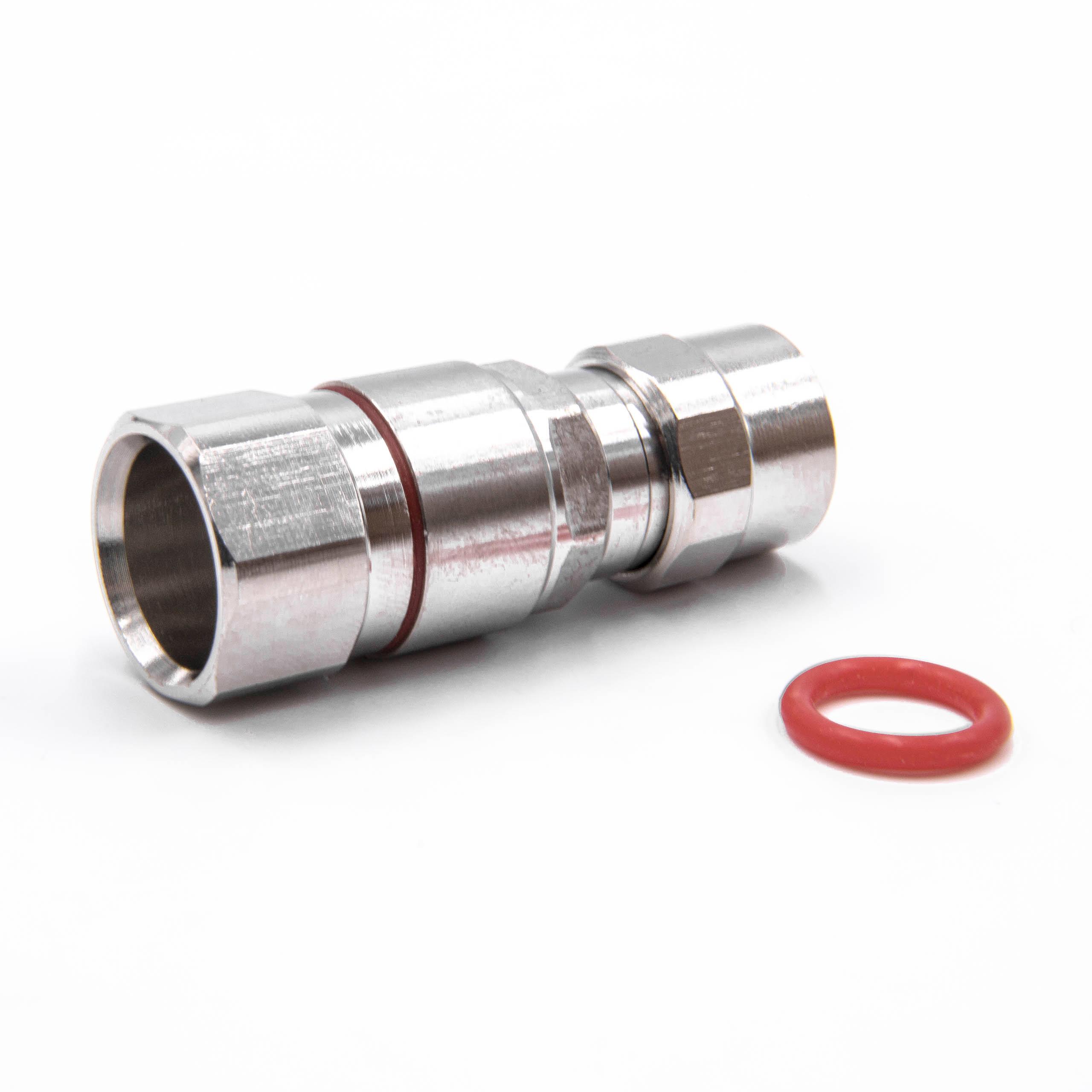 VHBW N Steckverbinder (männlich) für 48 V Netzkabel, Koaxialkabel - Koaxial-Verbinder für GPS- & WLAN-Geräte, Antennen usw.