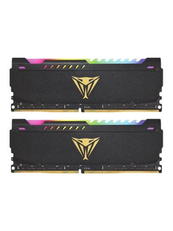 Patriot Viper Steel RGB - DDR4 - kit - 16 GB: 2 x 8 GB - DIMM 288-pin - 3600 MHz - PC4-28800 - unbuffered - Preisvergleich