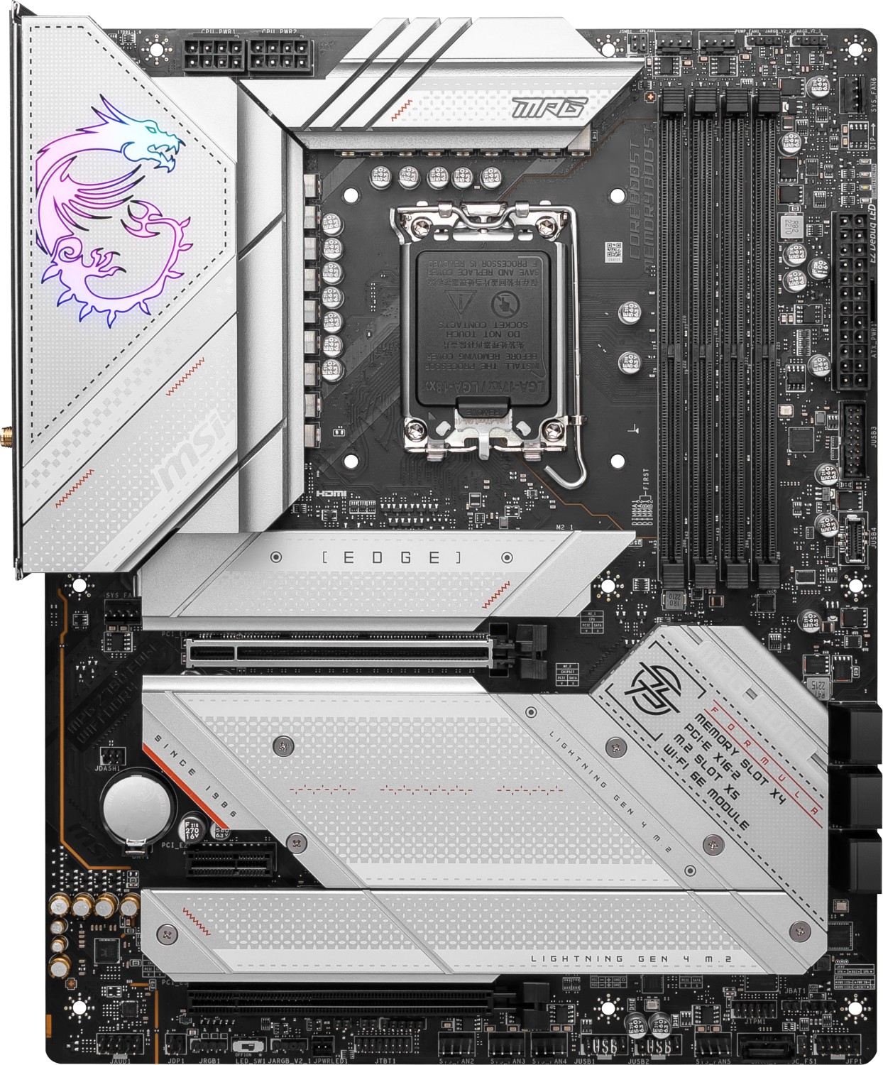 MSI MPG Z790 Edge WIFI DDR4 - Motherboard - ATX - LGA1700-Sockel - Z790 ...