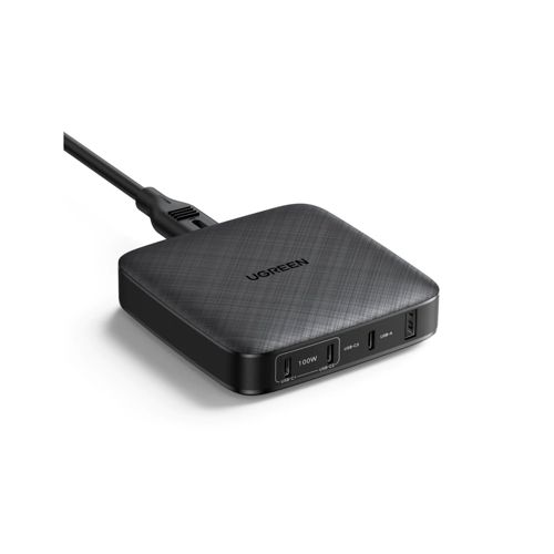 Ugreen USB-A+3xUSB-C 100W Deskt Fast Wall Charger EU Black