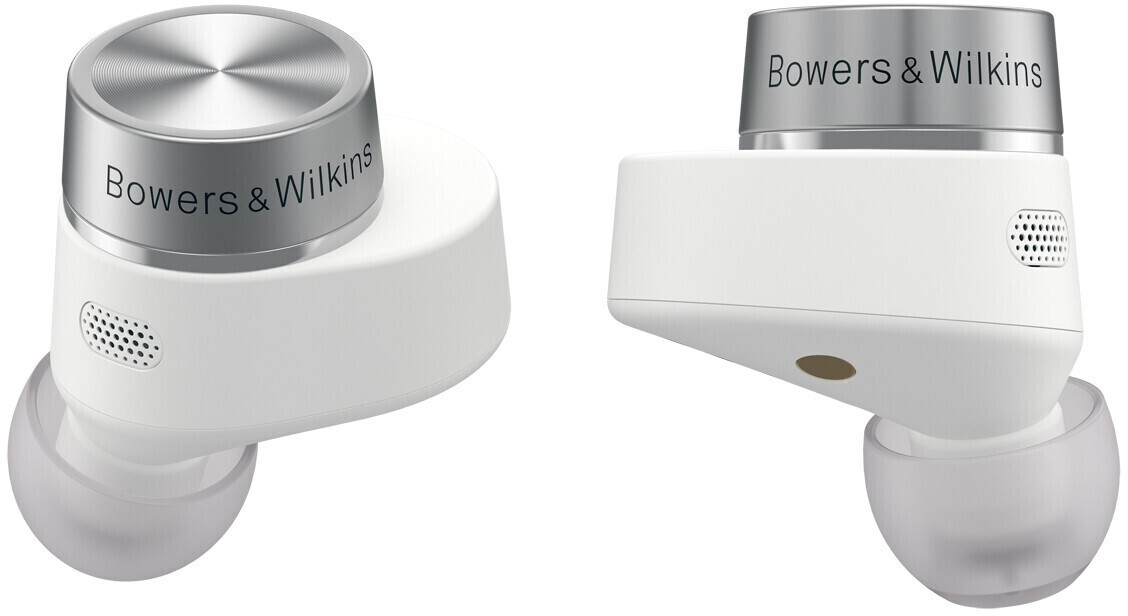 Bowers & Wilkins Pi7-S2 Canvas White, True-Wireless In-Ear-Kopfhörer, Active Noise-Cancelling, Mikrofon, Hi-Res-Audio, weiß