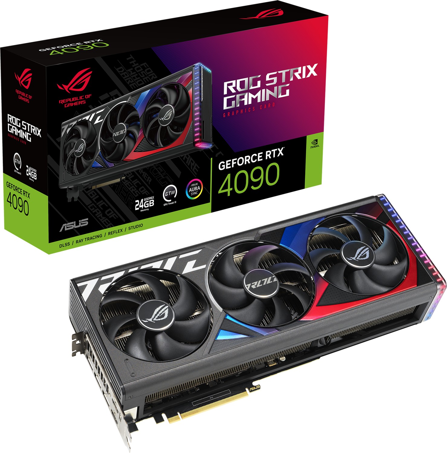 ASUS ROG Strix GeForce RTX 4090 24GB GDDR6X DLSS 3 Gaming Grafikkarte