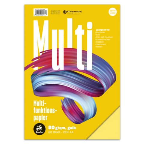Kopierpapier A4 80g 50BL gelb (734050996)