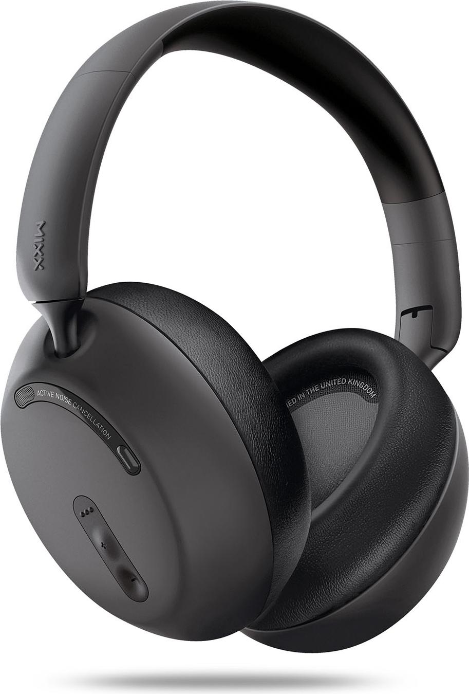 MIXX StreamQ D3, Over-Ear Wireless Kopfhörer mit ANC, bis zu 40 Stunden Spielzeit, schwarz