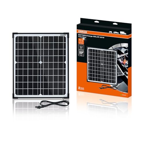 OSRAM OSP2000 Kfz-Ladegerät 12V 1.11A, solarbetrieben mit IP65 Wasserschutz und Verpolungsschutz