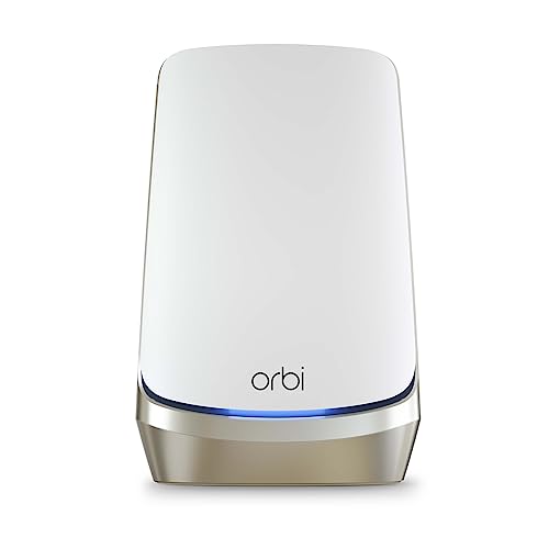 Netgear Orbi 960, Quad-Band Mesh-Router mit bis zu 10.800 Mbit/s, Weiss/Silber, inkl. NETGEAR Armor-Software