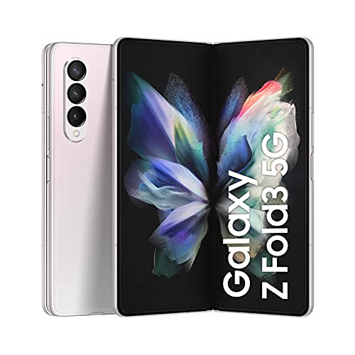 Samsung Galaxy Z Fold3 5G, faltbares Handy, flexibles, großes 7,6 Zoll Display, 256 GB Speicher, in Phantom Silver inkl. 36 Monate Herstellergarantie 