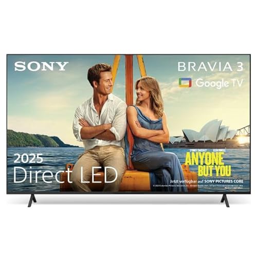 Sony BRAVIA 3 K55S32, 55 Zoll Ultra-HD Fernseher mit Dolby Vision/Atmos, IMAX Enhanced, X-Balanced Lautsprechern, Google TV, Game Menu 2, Smart TV