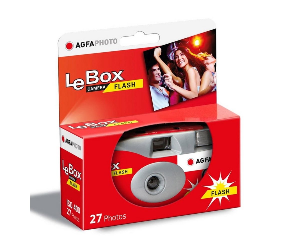 AgfaPhoto Agfa LeBox Flash 400 ASA Kompaktkamera - Blitzartig bessere Bilder