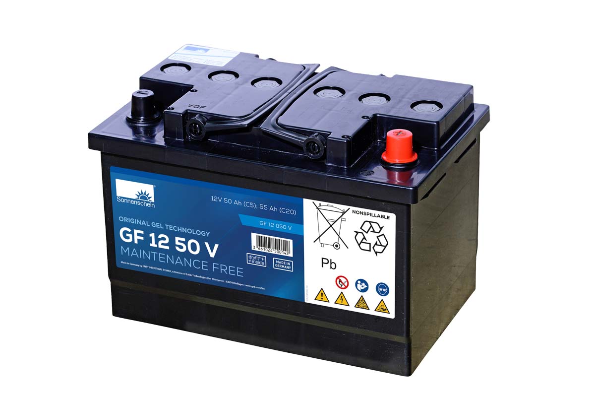 Exide Sonnenschein GF 12 050 V Gel Antriebsbatterie 12V 50Ah (5h) VRLA