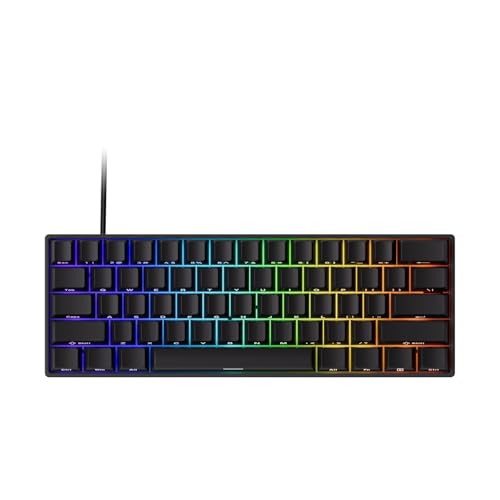 Akko MonsGeek FUN60 Pro Gaming-Tastatur, RGB, Glare Magnetic Switch – schwarz, ANSI (US)