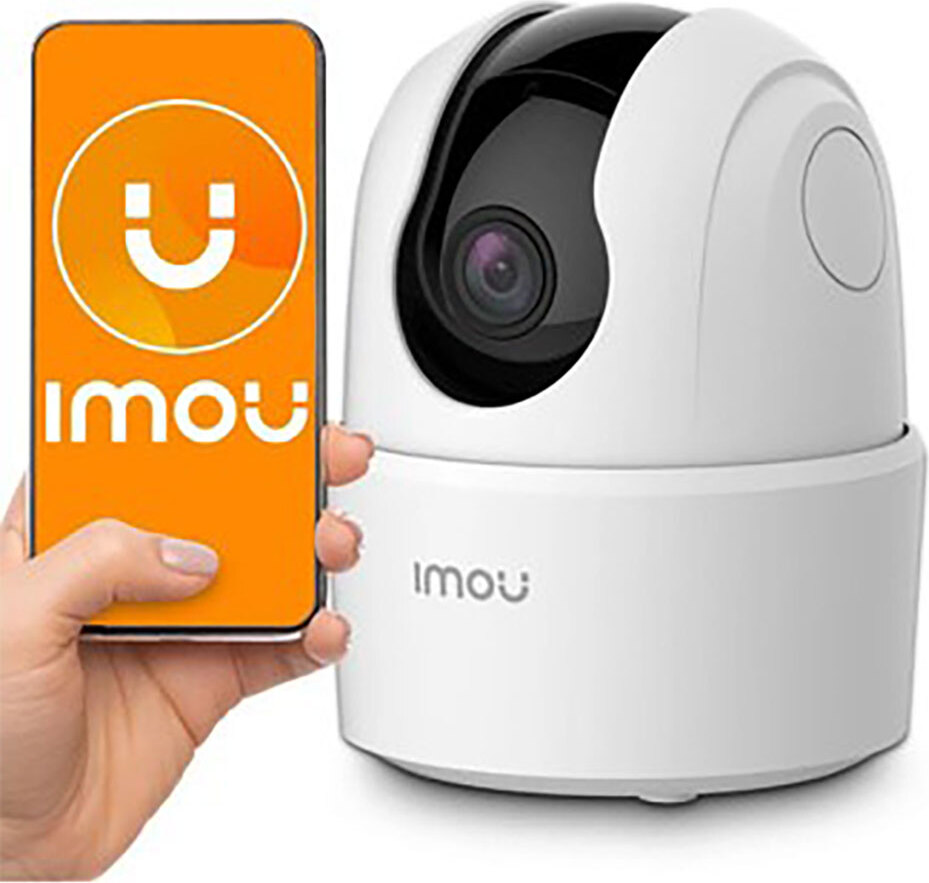 Imou Ranger 2C Überwachungskamera, 3MP H.265 Wi-Fi, Innen-Drehkamera, weiß