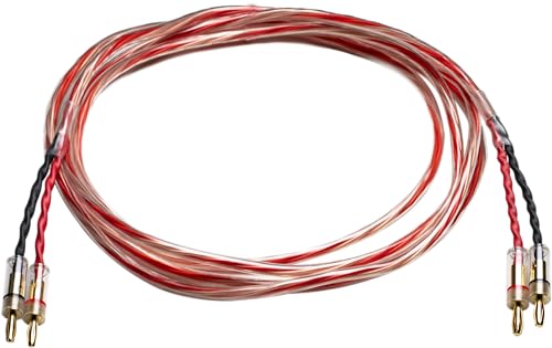 Pro-Ject Connect it LS E, Hochqualitatives Lautsprecherkabel aus 99,9% OFC Kupfer, 4m, mit vergoldeten 4mm Bananas