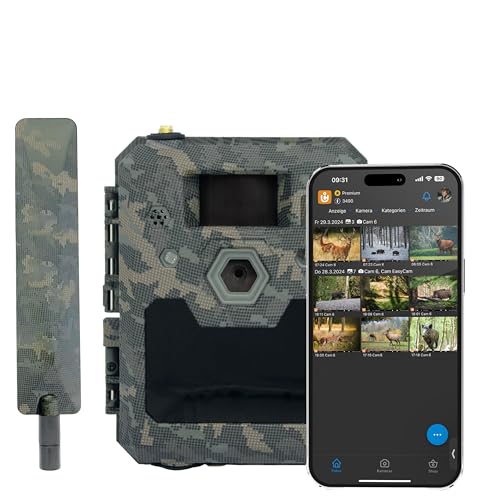 ICUserver ICU CLOM Cam 6, Wildkamera mit Full-HD-Nachtsicht, 30 % verbesserter Konnektivität und SMS-Befehlen