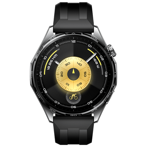 Huawei Watch GT 6, 46mm Smartwatch in Grau mit schwarzem Armband und umfangreichen Fitness-Features