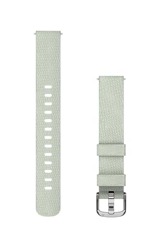 Garmin Lily 2 Wechselarmband Nylon, salbeigrau, 14 mm, für kompatible Geräte