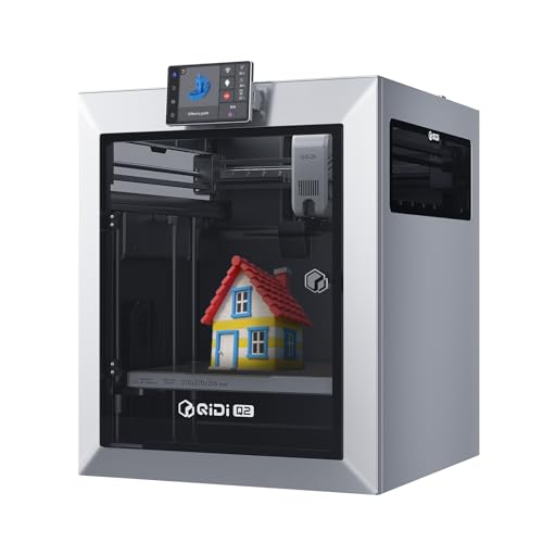 QIDI TECH Q2 3D-Drucker, 65°C beheizte Kammer, Auto-Leveling, AI-Kamera, 600 mm/s Höchstgeschwindigkeit, geschlossene Bauweise, 270x270x256mm Bauraum, geeignet für Einsteiger und Profis