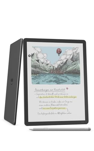 Amazon Kindle Scribe Colorsoft 64 GB, 11-Zoll E-Book-Reader mit Farbdisplay, Frontlicht und integriertem Notizbuch – Graphit