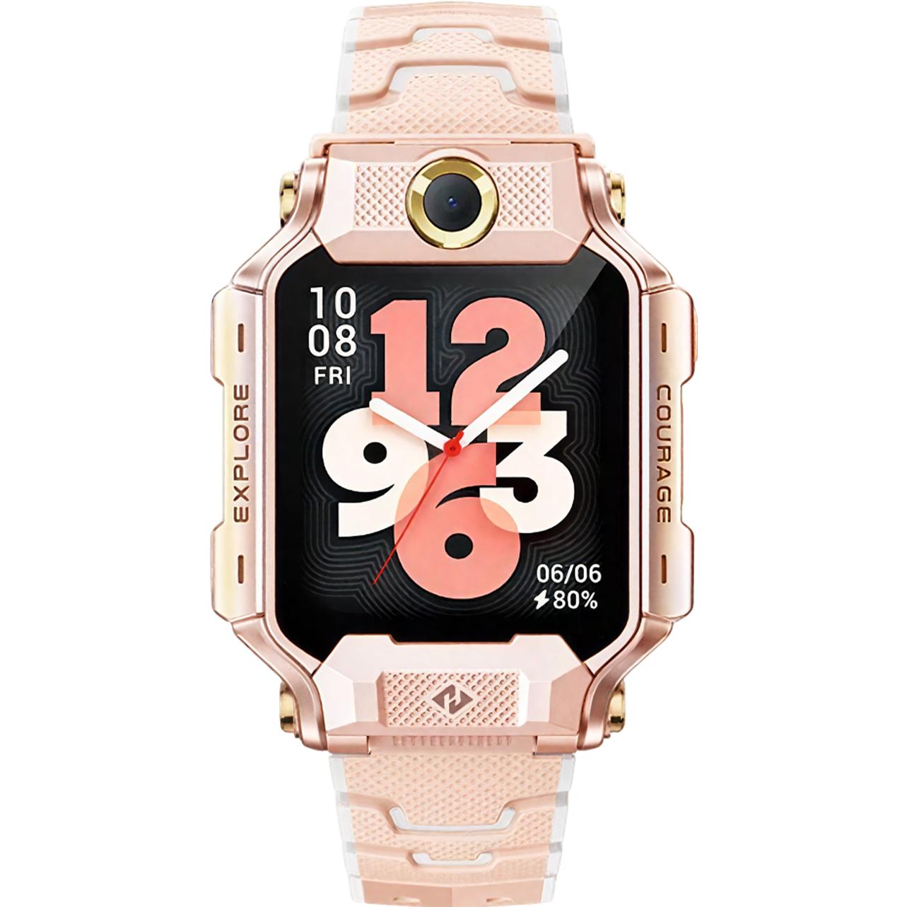 imoo Watch Phone X10 (4G), Smartwatch für Kinder mit Dual-Kamera, IP68 wasserfest, 32 GB Speicher, schwarzes Flip-Design