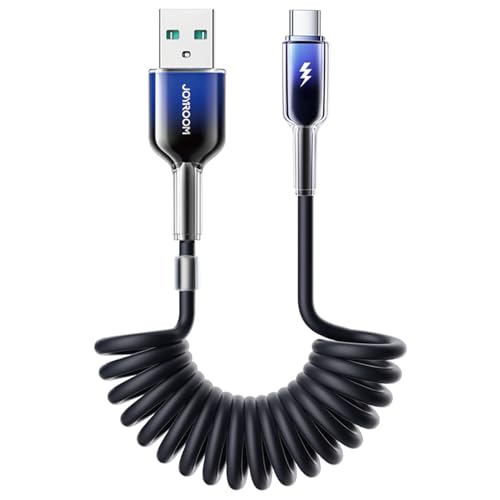 Joyroom S-a51 USB-A zu USB-C Kabel, 1.5m, 60W Schnellladung, flexibel, schwarz