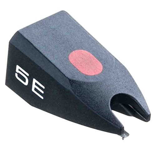 Ortofon Stylus 5E, Ersatznadel für OM 5E, Super OM 5, elliptischer Nadelschliff, schwarz