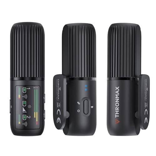 THRONMAX Space 2.4 Ghz Wireless Microphone (Black) - Digitale drahtlose Übertragung der Serie IV, außergewöhnlicher Klang