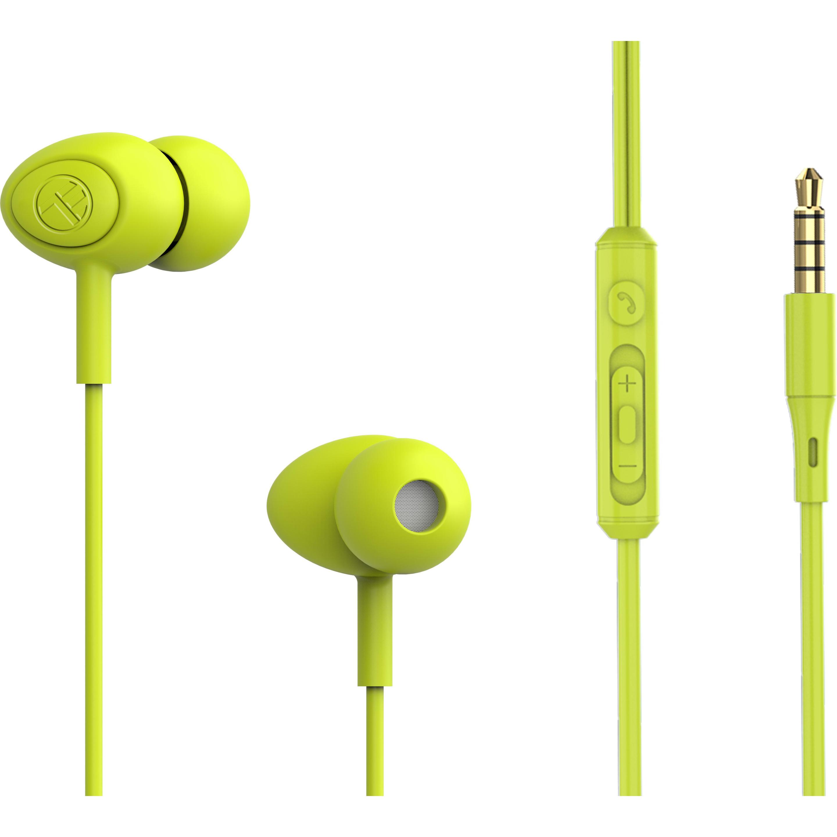 Tellur Basic Gamma, kabelgebundene In-Ear Kopfhörer mit Noise-Cancelling, grün