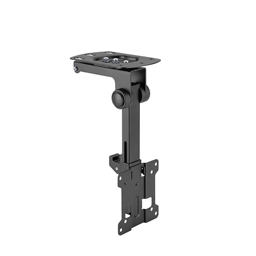 Conecto Deckenhalterung für Fernseher, klappbar und höhenverstellbar, geeignet für 13-27 Zoll, bis VESA 100x100, schwarz