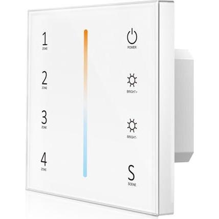 Dotlux DOTL Touchpanel, Lichtsteuerung 4 Zone DMX512 Master mit sensitivem Touch-Regler und DOTLUX Fusion Technology