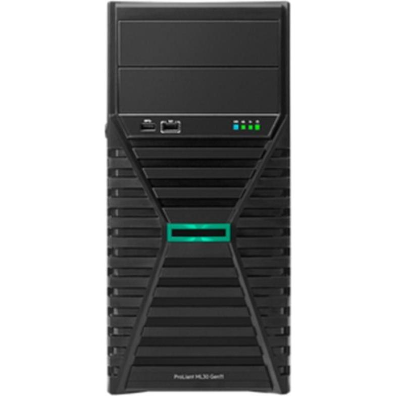 HP HPE ProLiant ML30 Gen11, Tower-Server mit Intel Xeon E-2436, 2,9 GHz, 32 GB DDR5-SDRAM, 960 GB Speicher, RAID-Unterstützung, Gigabit Ethernet