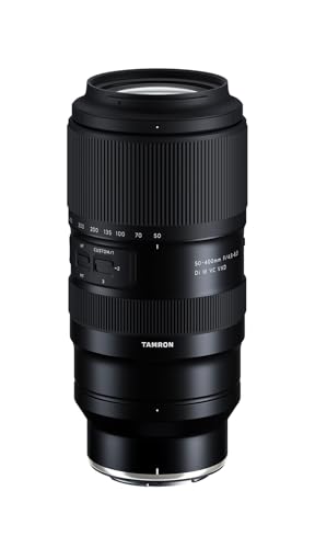 TAMRON 50-400mm F/4.5-6.3 Di III VC VXD Zoom-Objektiv mit VXD-Autofokus, VC-Bildstabilisierung, und 8-fach Zoom