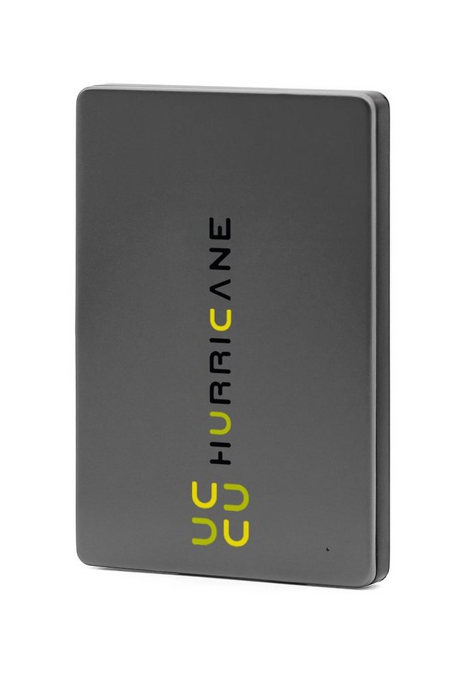 HURRICANE MD25U3, 500GB 2.5 Zoll Externe tragbare Festplatte, USB 3.0, grau, für PC, Laptop, PS4, PS5 und Xbox
