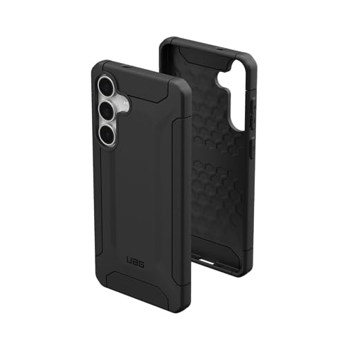 URBAN ARMOR GEAR Scout Case für Samsung Galaxy S25 FE, sturzfest nach Militärstandard, erhöhten Displayschutz, schwarz
