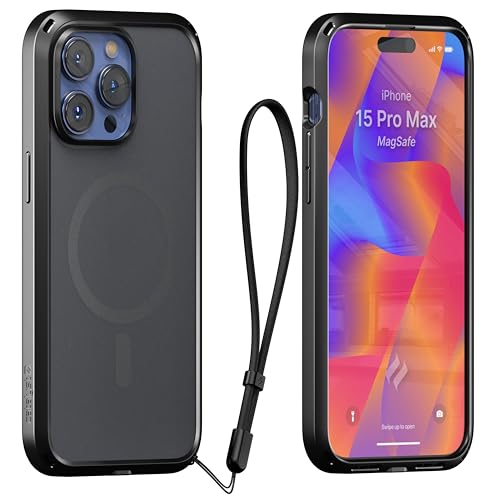 Catalyst Influence Case compatible with Magsafe iPhone 15 Pro Stealth Black - Handyhülle mit Magsafe Kompatibilität