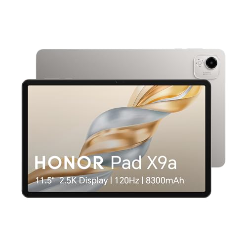 HONOR Pad X9a Tablet, 11.5 Zoll Display, 6GB RAM, 128GB Speicher, 8300mAh, Android 15, WiFi, Grau